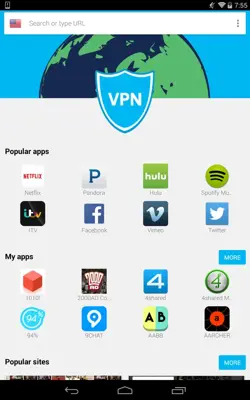 Hola VPN Proxy Plus android App screenshot 0