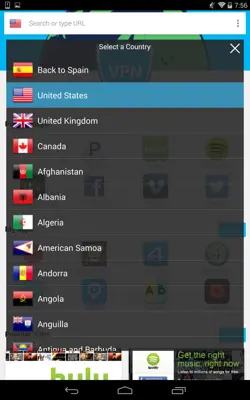 Hola VPN Proxy Plus android App screenshot 5